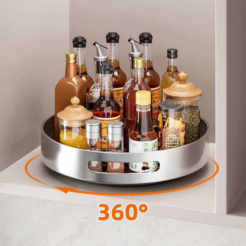 360° Rotating Culinary Carousel — Instant Kitchen Space Optimizer & Spice Organizer